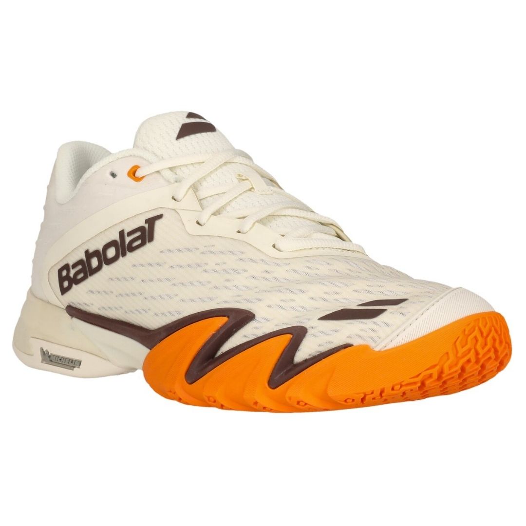 Babolat Jet Premura 3 Men Padelschoenen (Cream/Orange)