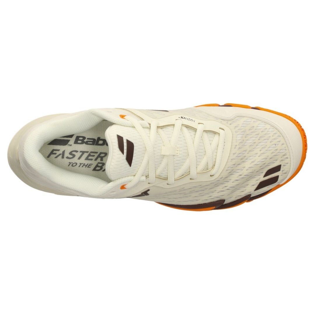 Babolat Jet Premura 3 Men Padelschoenen (Cream/Orange)
