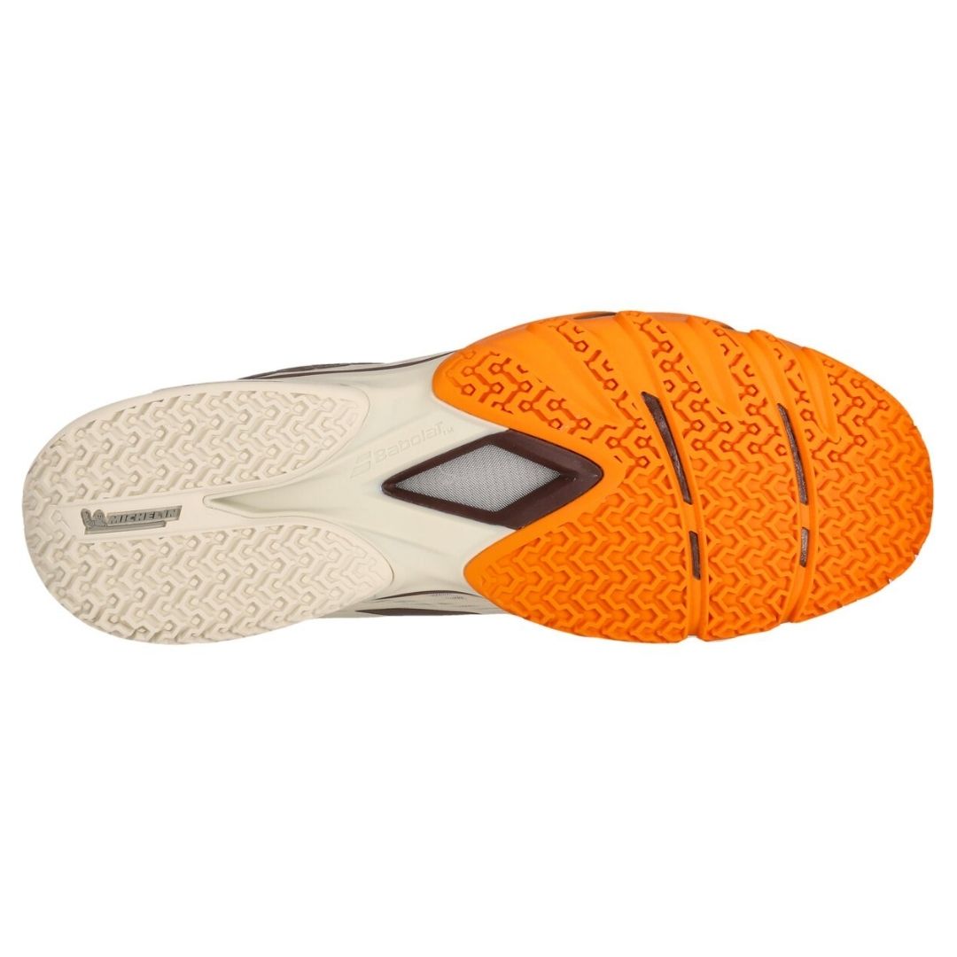 Babolat Jet Premura 3 Men Padelschoenen (Cream/Orange)