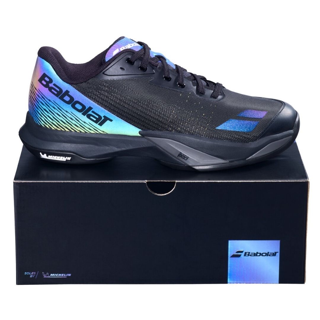 Babolat Jet Mach 4 Spectra All Court Men Padelschoenen (Black/Spectra)