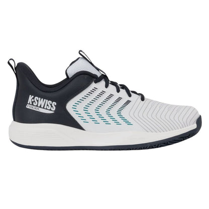 K-Swiss Ultrashot Light Padelschoenen (White/Carbon/Baltic)