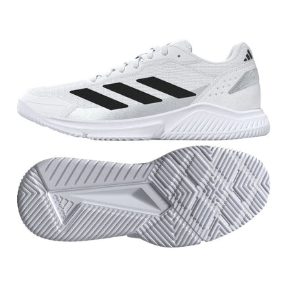Adidas Courtquick Men Padelschoenen (White/Black)