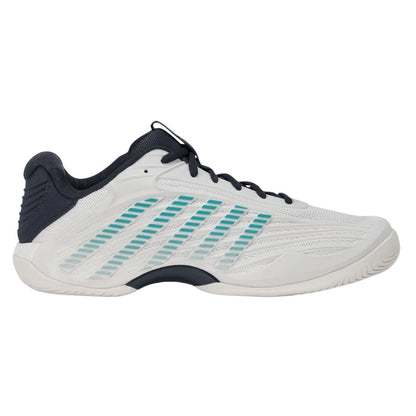 K-Swiss Hypercourt Express 3 Padelschoenen (Blanc de Blanc/Carbon/Baltic)