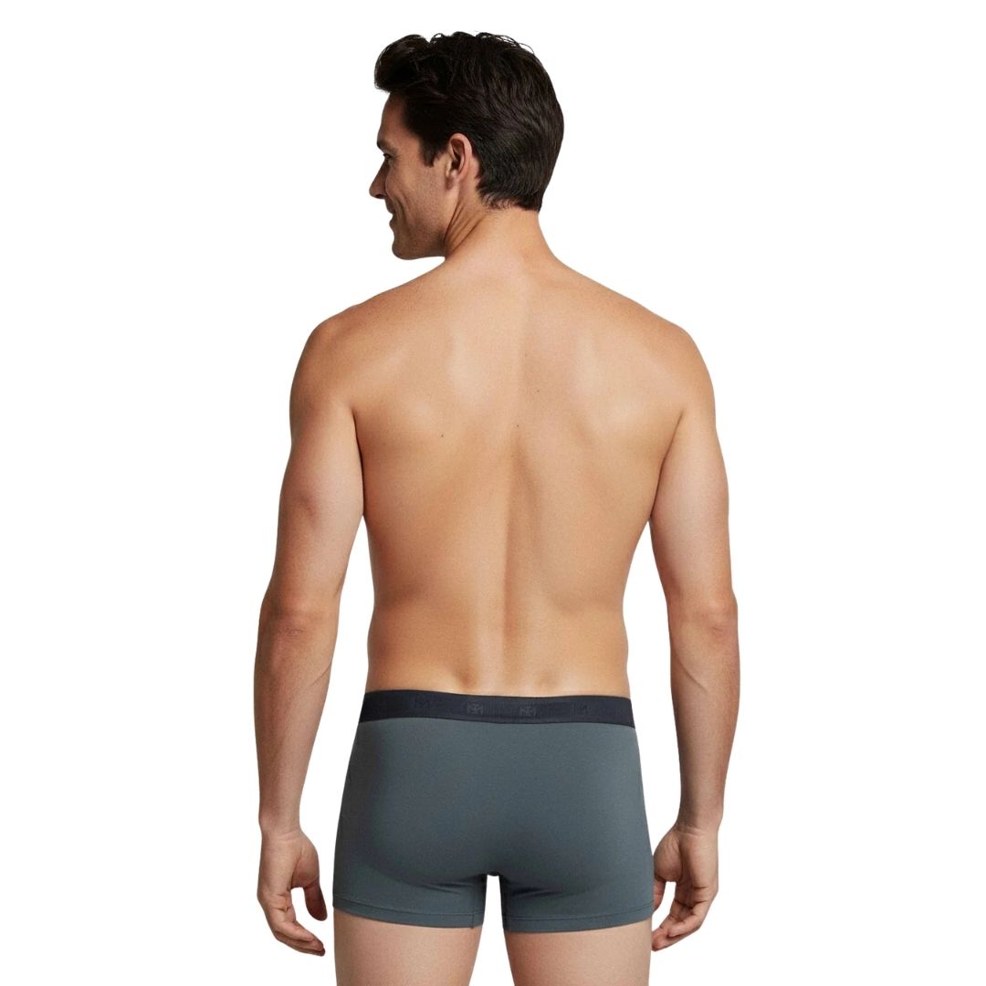 Impetus Plain Boxershorts (2-pack, Green+Navy Blue)