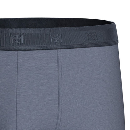 Impetus Plain Boxershorts (2-pack, Grey+Navy Blue)