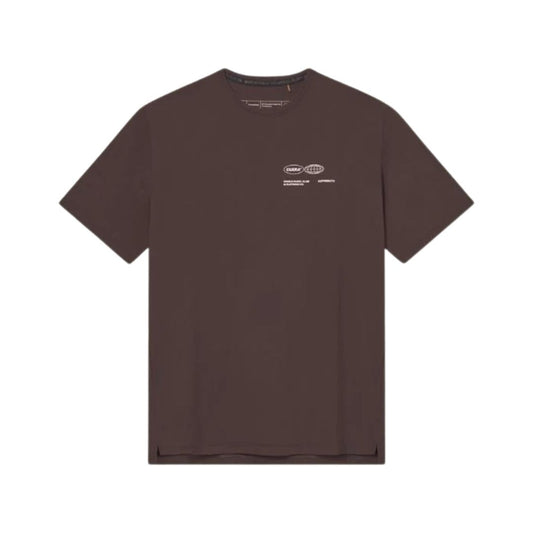 Cuera Oncourt Airy Logo T-shirt (Donkerbruin)