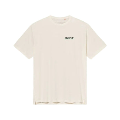 Cuera Active Lichtgewicht T-shirt (Off-White met Navy/Groen)