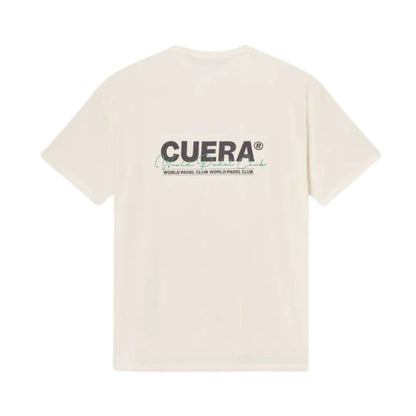 Cuera Active Lichtgewicht T-shirt (Off-White met Navy/Groen)