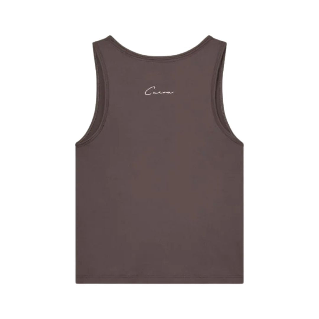 Cuera Oncourt Slim Tanktop (Donkerbruin)