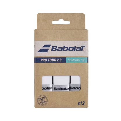 Babolat Pro Tour 2.0 Overgrips (12-pak, wit)
