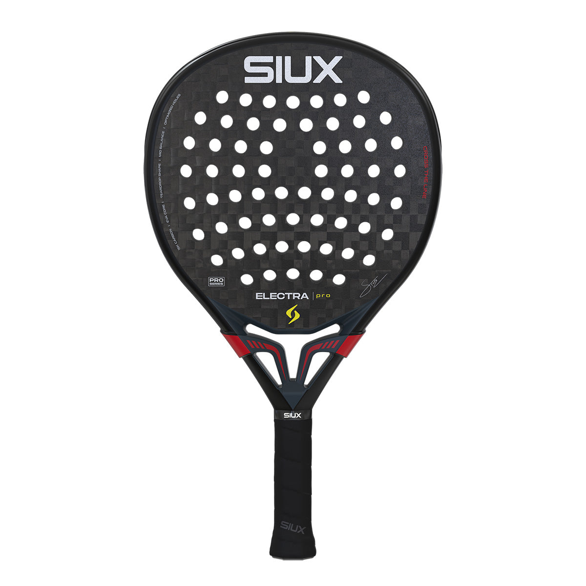 Siux Electra Pro 2026 Padelracket (Shadow Red)