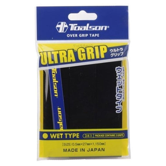 Toalson Ultra Grip 3-pack (Zwart) padellife