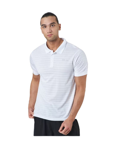 Wilson Bela Stripe Polo Ii (Wit) - Padellife.nl