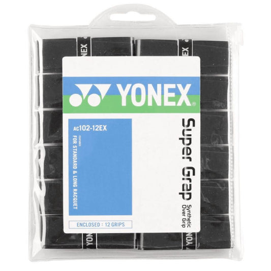 Yonex Super Grap (12-voudig, Zwart) padellife