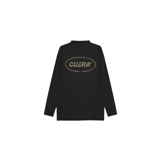 Cuera Flame Lichtgewicht Lange Mouwen Polo (Zwart)