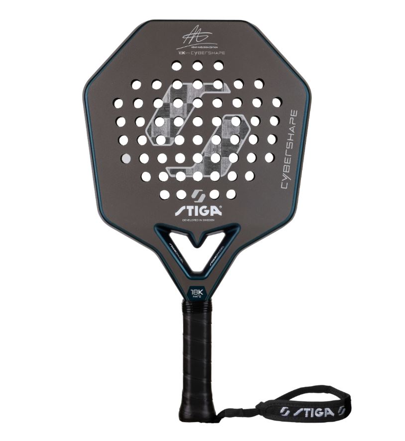 Stiga Cybershape 18K Hard Adam Axelsson Edition Padelracket