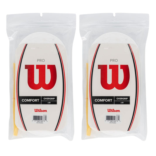Wilson Pro Overgrip (Wit, 60 stuks)