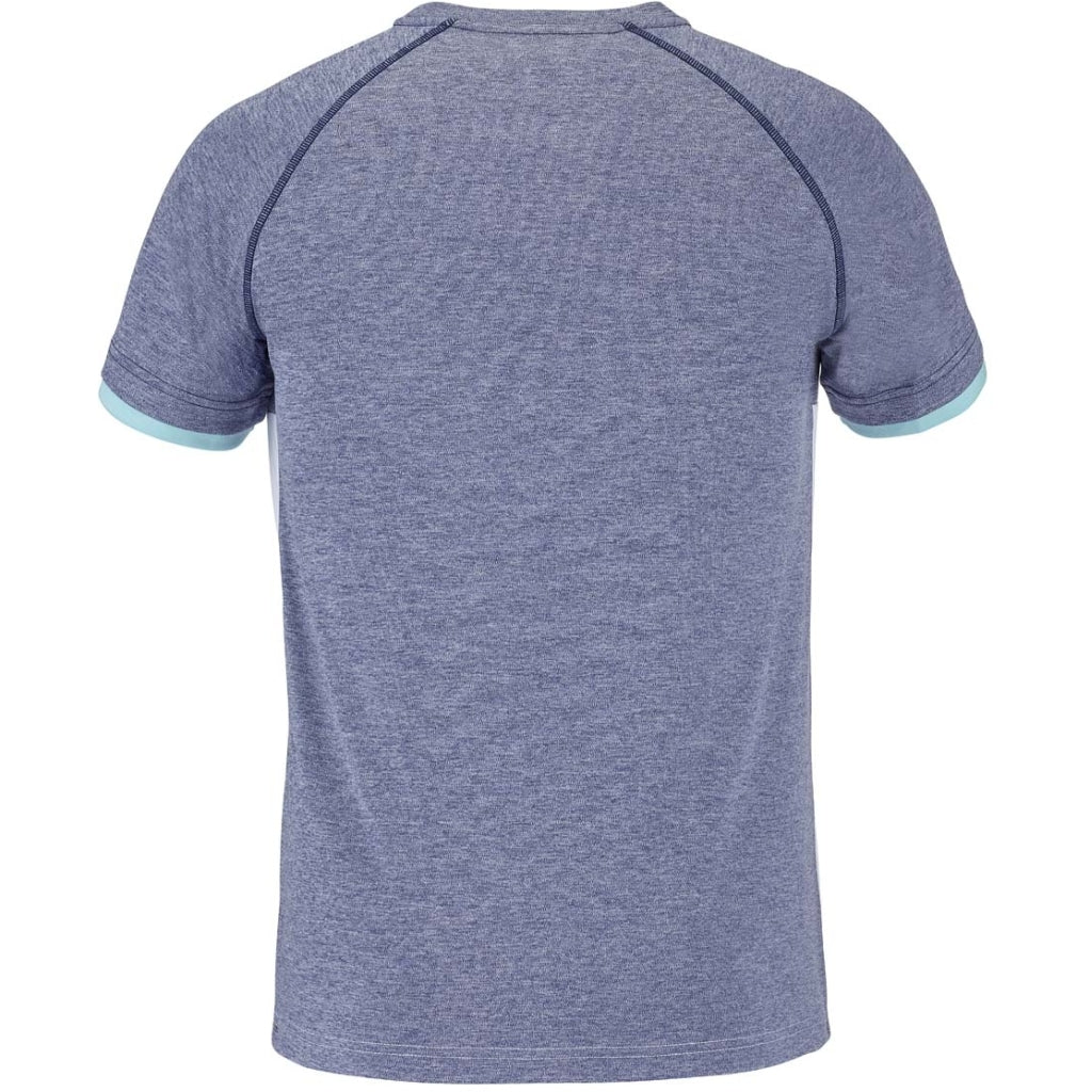 Babolat Play Crew Neck T-shirt (Wit/Blauw Hthr)