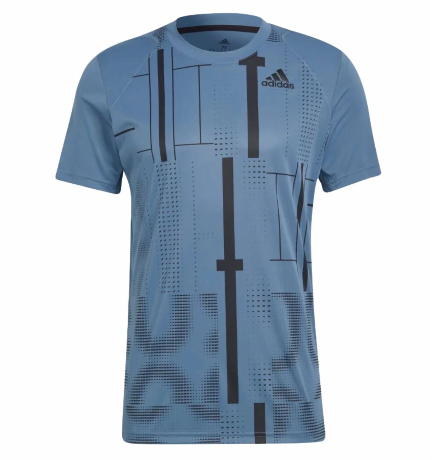Adidas Club Graph T-shirt (Gewijzigd Blauw/Zwart)