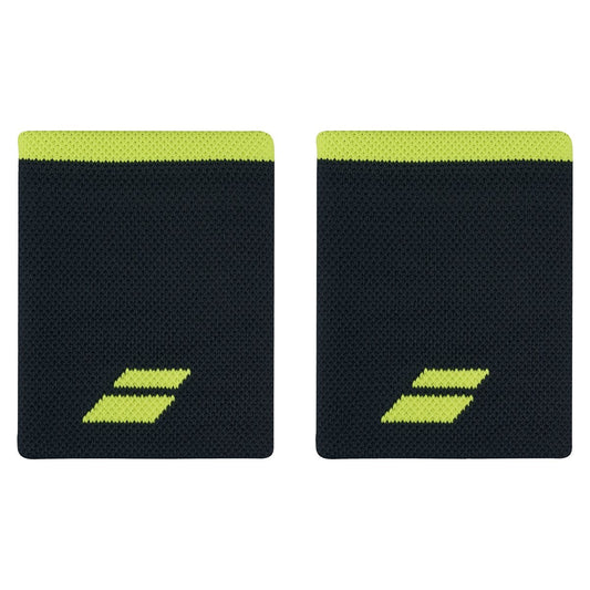 Babolat Logo Jumbo Polsbandjes (2-pak, Grijs/Aero)