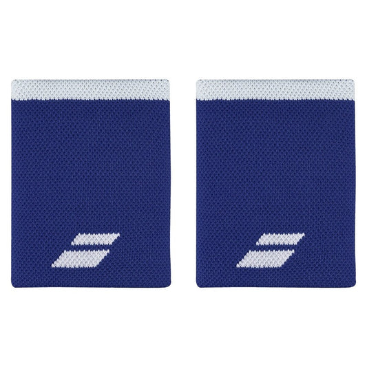 Babolat Logo Jumbo Polsbandjes (2-pak, Sodaliet Blauw)