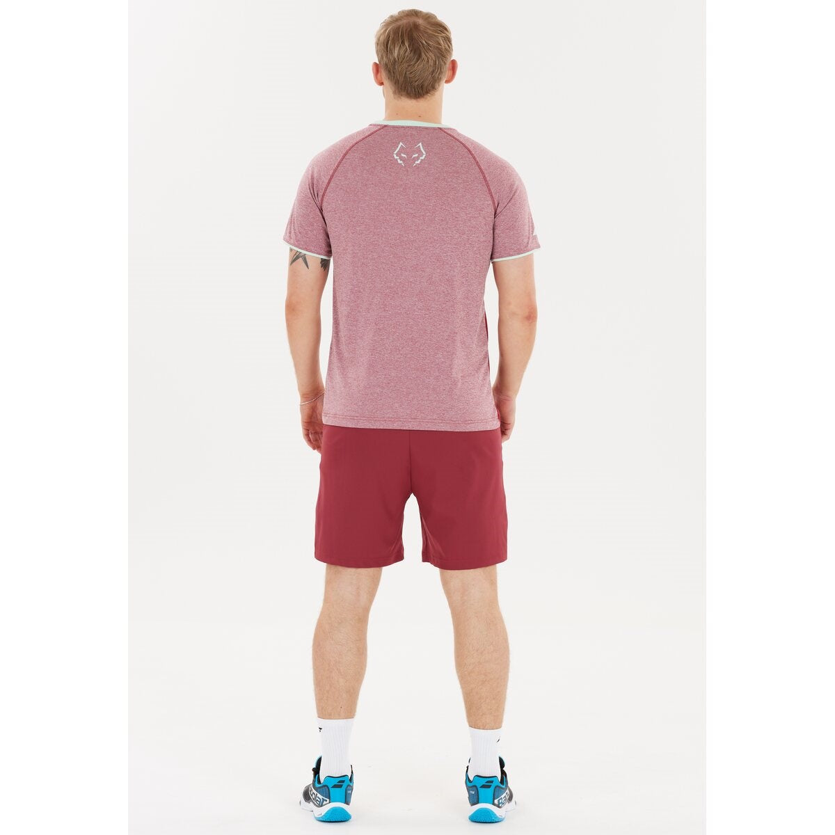 Babolat Crew Neck  T-shirt  Juan Lebron (Red Dahlia)