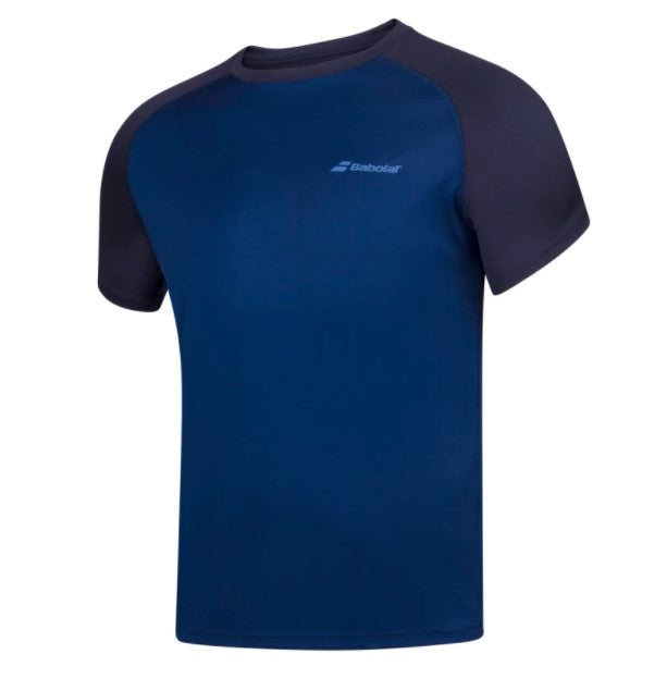 Babolat Play Crew Neck Tee (Blauw)