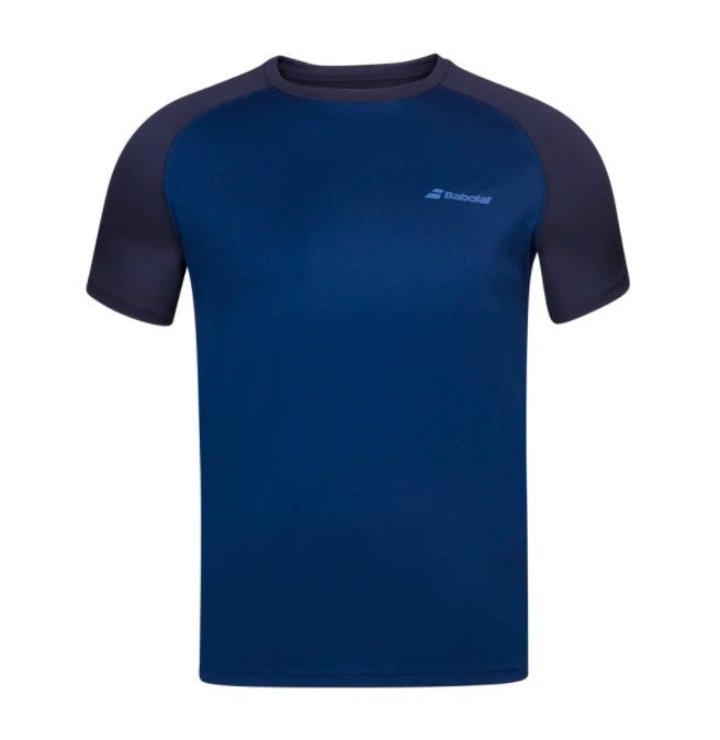 Babolat Play Crew Neck Tee (Blauw)