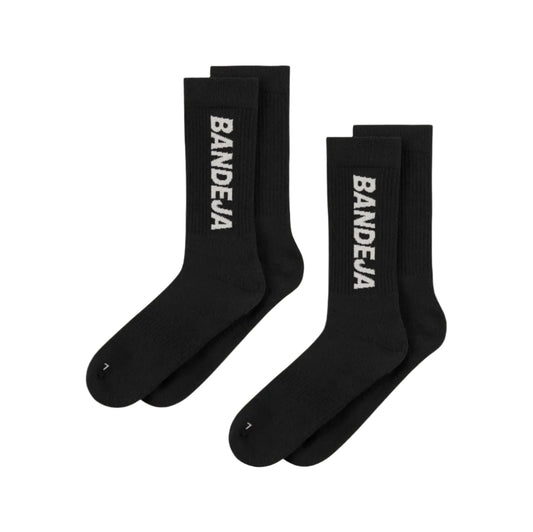 Cuera Padel Crew Sokken (2-pack, Zwart)