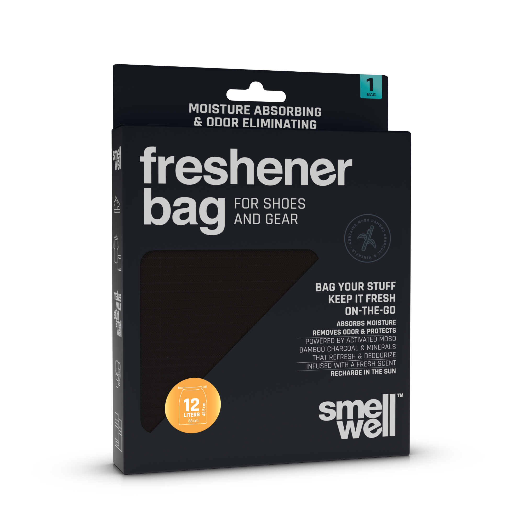 SmellWell verfrissingstasje (zwart)