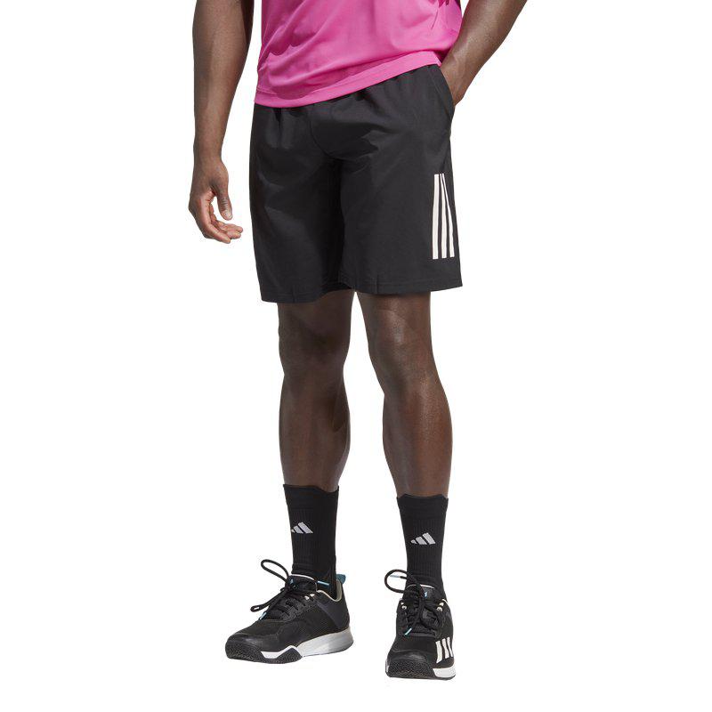 Adidas Club 3-Stripe Shorts Heren (Zwart)