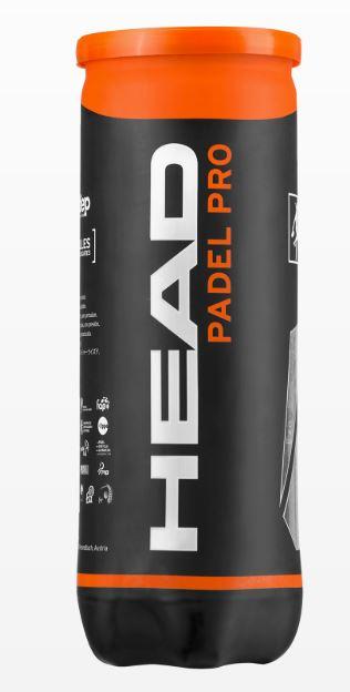 Head PTTM Padel Pro (3 st.) Padel Ballen