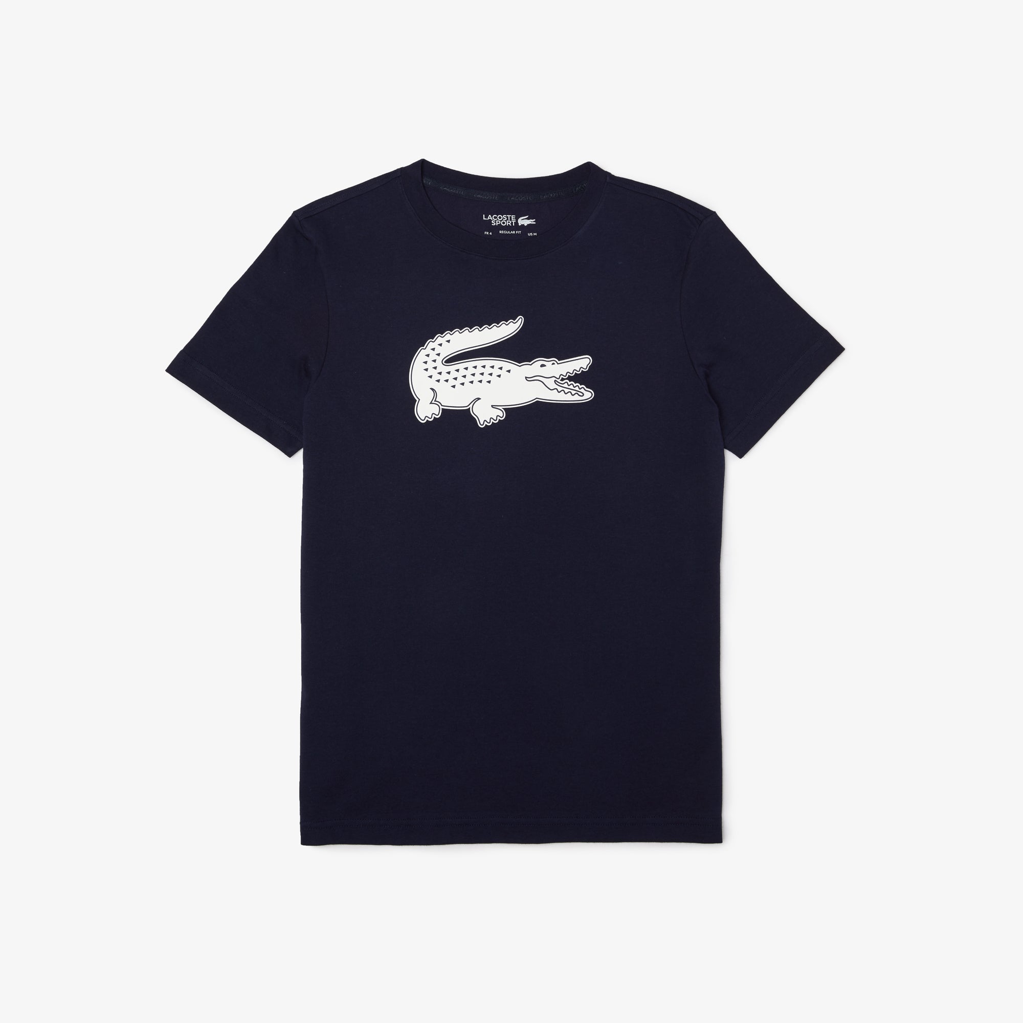 Lacoste T-shirt (marineblauw/wit) - Padellife.nl