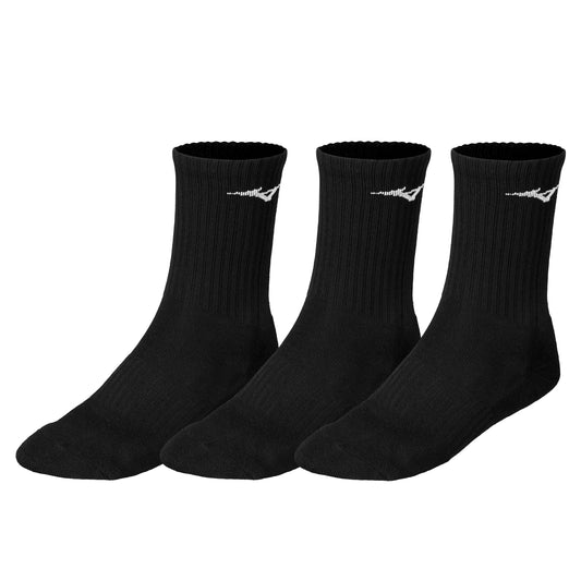 Mizuno Trainingssokken (3-pack, zwart)