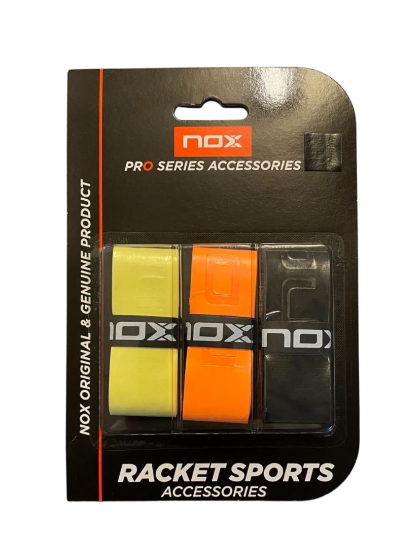 Nox Pro Overgrip (Geel / Oranje / Zwart / 3-pak)
