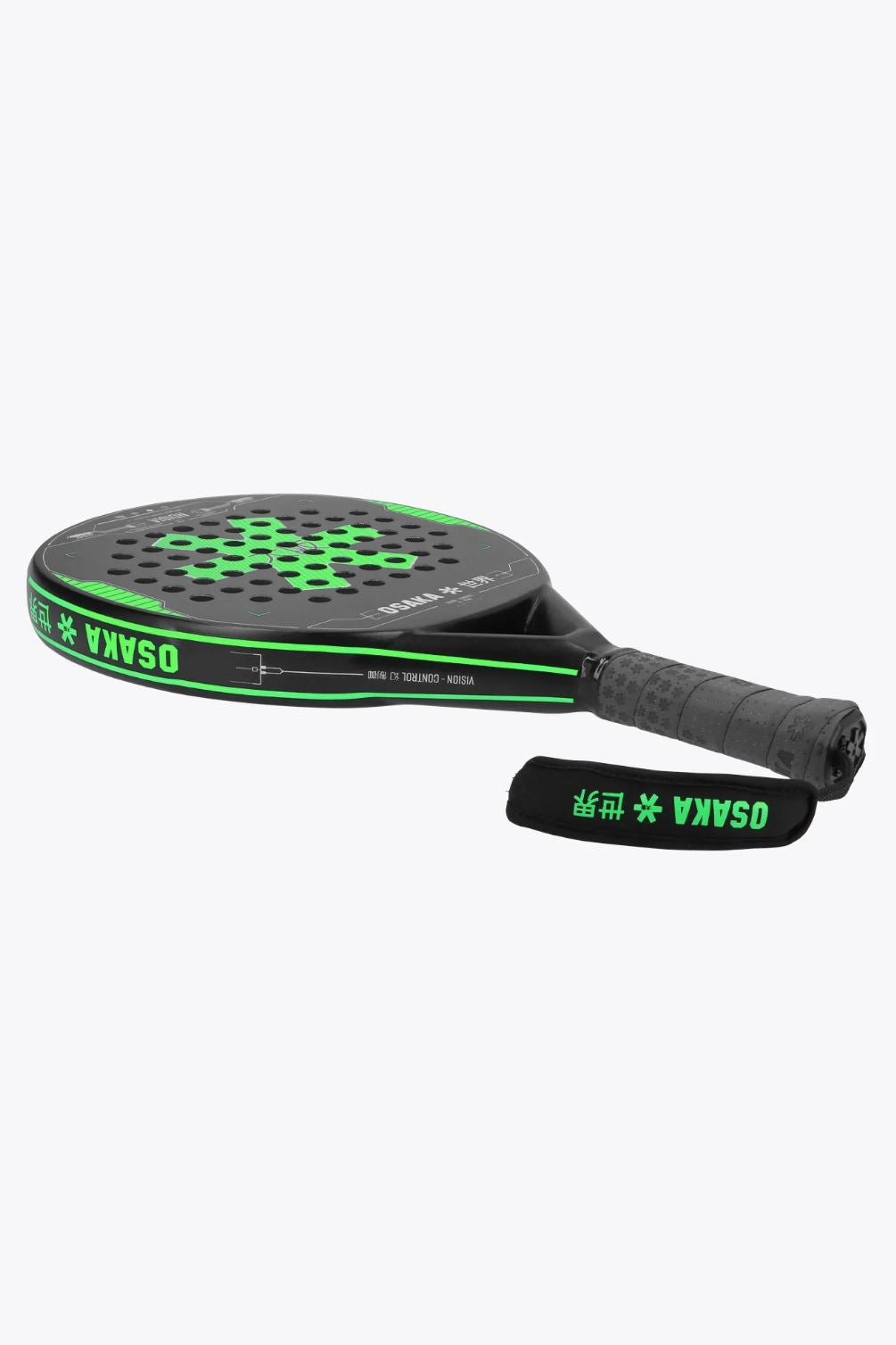 Osaka Vision Control 2023 Padel Racket (Iconisch Zwart)