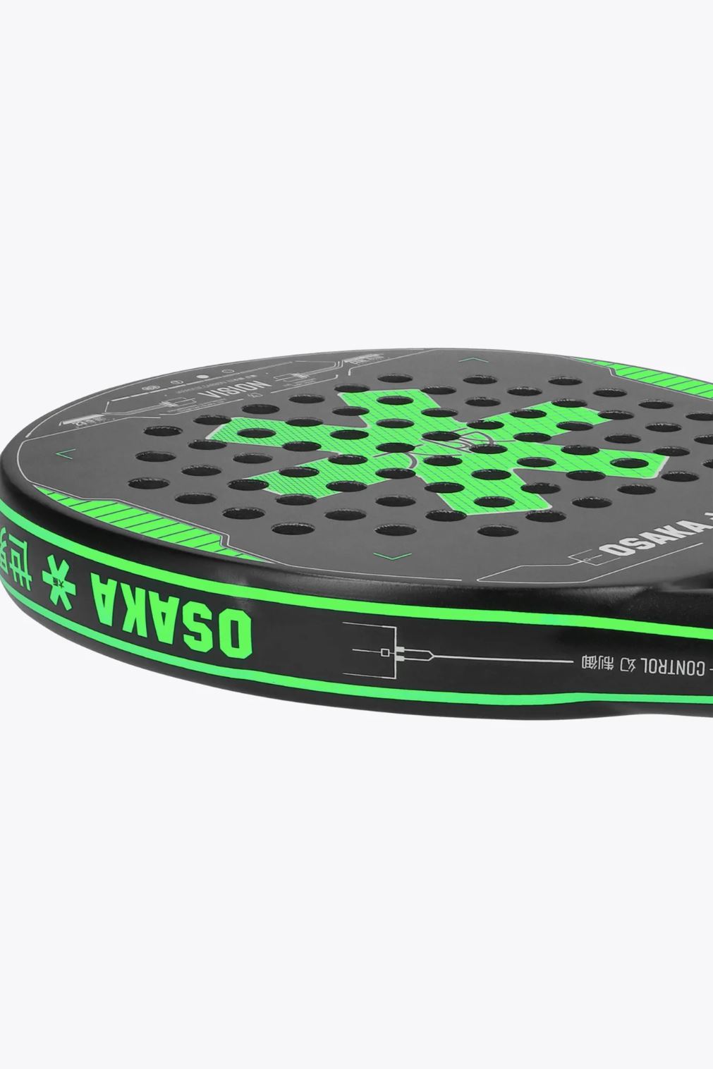 Osaka Vision Control 2023 Padel Racket (Iconisch Zwart)