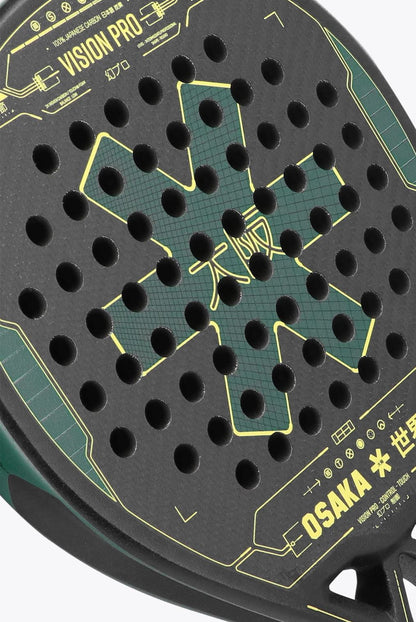 Osaka Vision Pro Control Touch 2023 Padel Racket (Groen/Geel)
