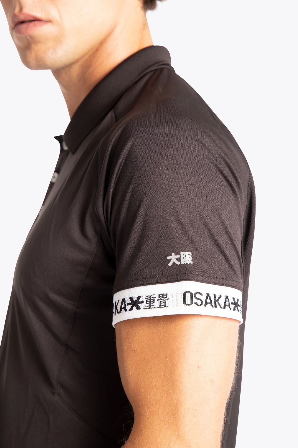 Osaka Heren Polo Jersey (Zwart)