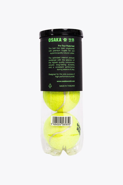 Osaka Pro Tour Padelballen (koker met 3 stuks)