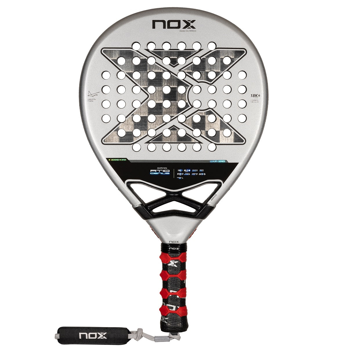 Nox AT Genius 18K Luxury By Agustin Tapia 2024 Padel Racket