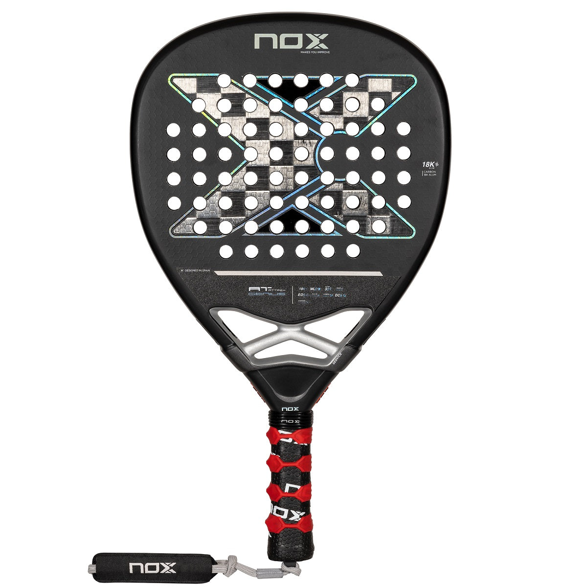 Nox AT Genius Attack 18K Luxury By Agustin Tapia 2024 Padel Racket