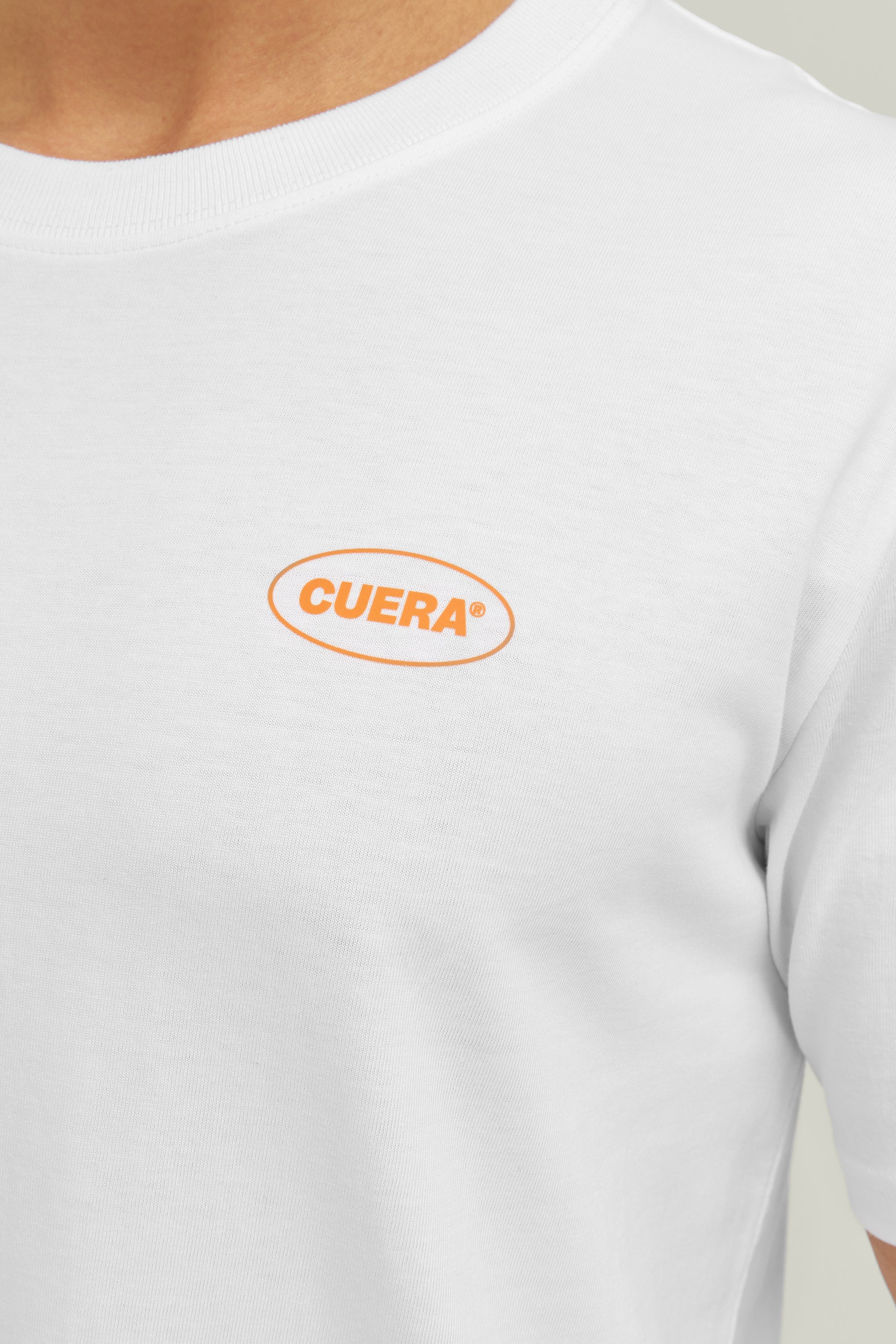 Cuera Relaxed Heavy offcourt T-shirt (Wit)