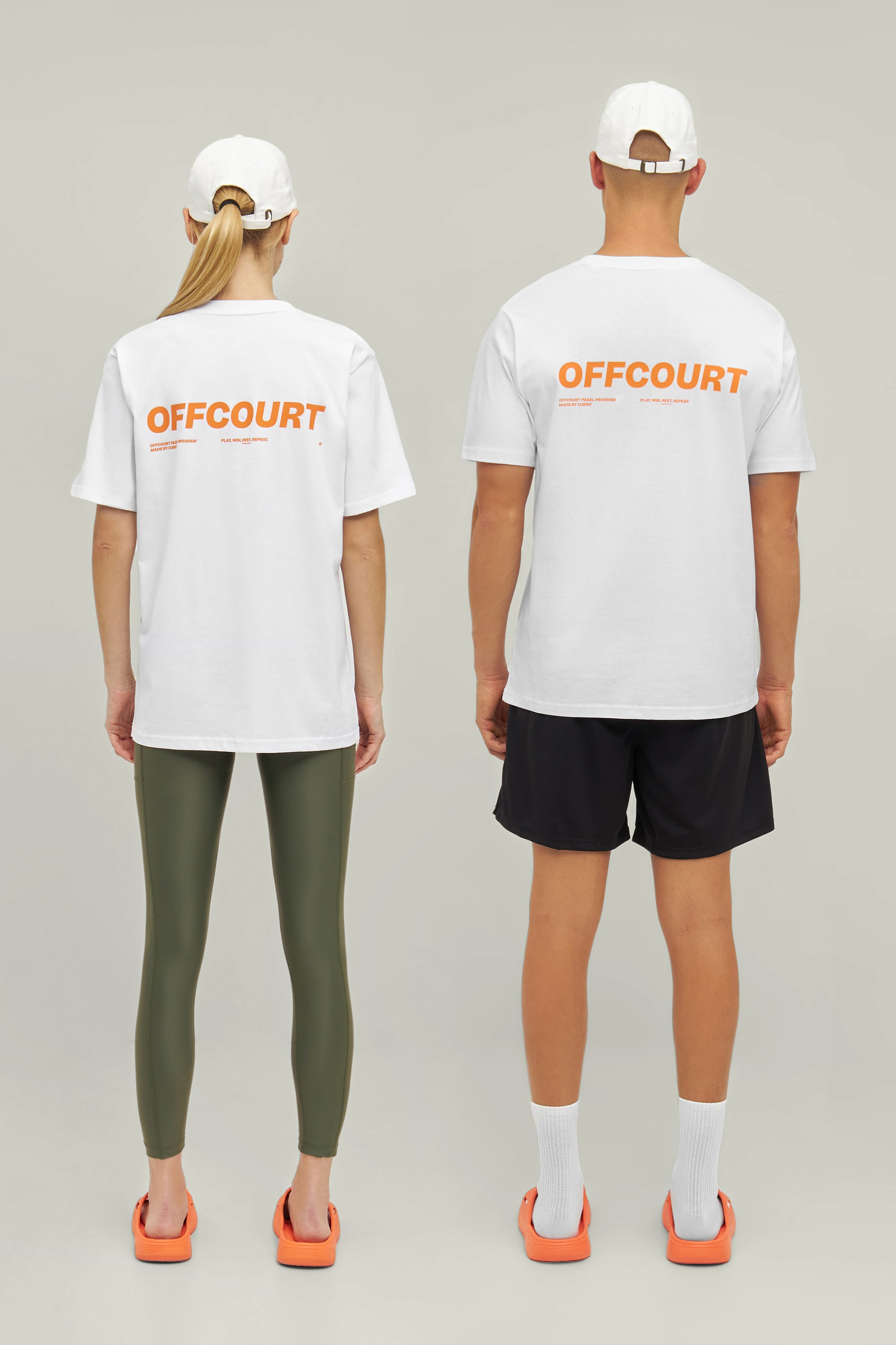 Cuera Relaxed Heavy offcourt T-shirt (Wit)