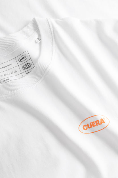 Cuera Relaxed Heavy offcourt T-shirt (Wit)