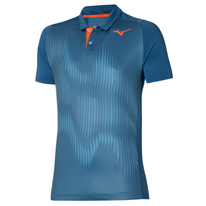 Mizuno Shadow polo (asblauw)