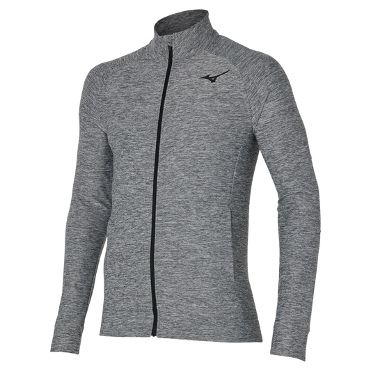 Mizuno Trainingsjas (Heren, Grijs/Zwart)