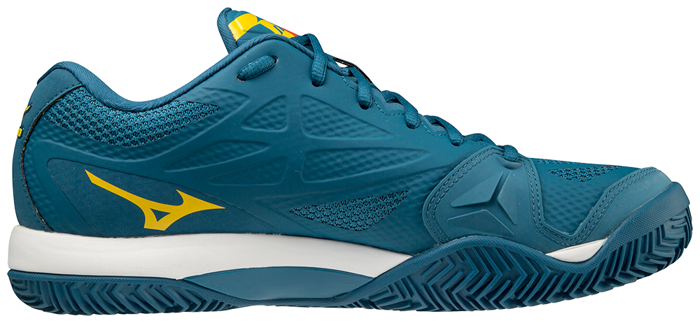 Mizuno Wave Intense Tour 5 CC Heren Padel Schoenen (Petroleum Groen)