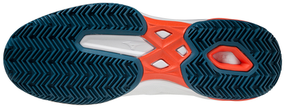 Mizuno Exceed Light CC Heren Padel Schoenen (Wit/Oranje)
