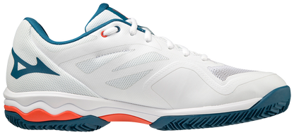 Mizuno Exceed Light CC Heren Padel Schoenen (Wit/Oranje)